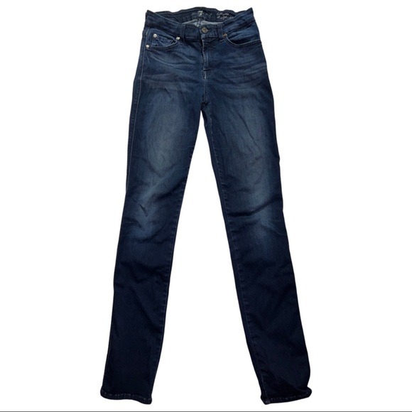 7 for All Mankind Kimmie Straight Leg Jeans Size 26 - Picture 2 of 4